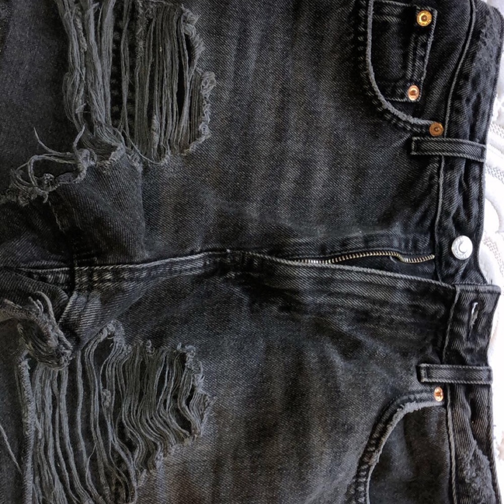 Topshop Mom Jean Shorts